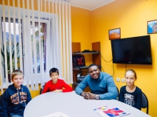 Занятия с носителем языка Кристианом.