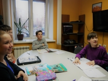 Занятия английским языком с нашим преподавателем-носителем Джозефом